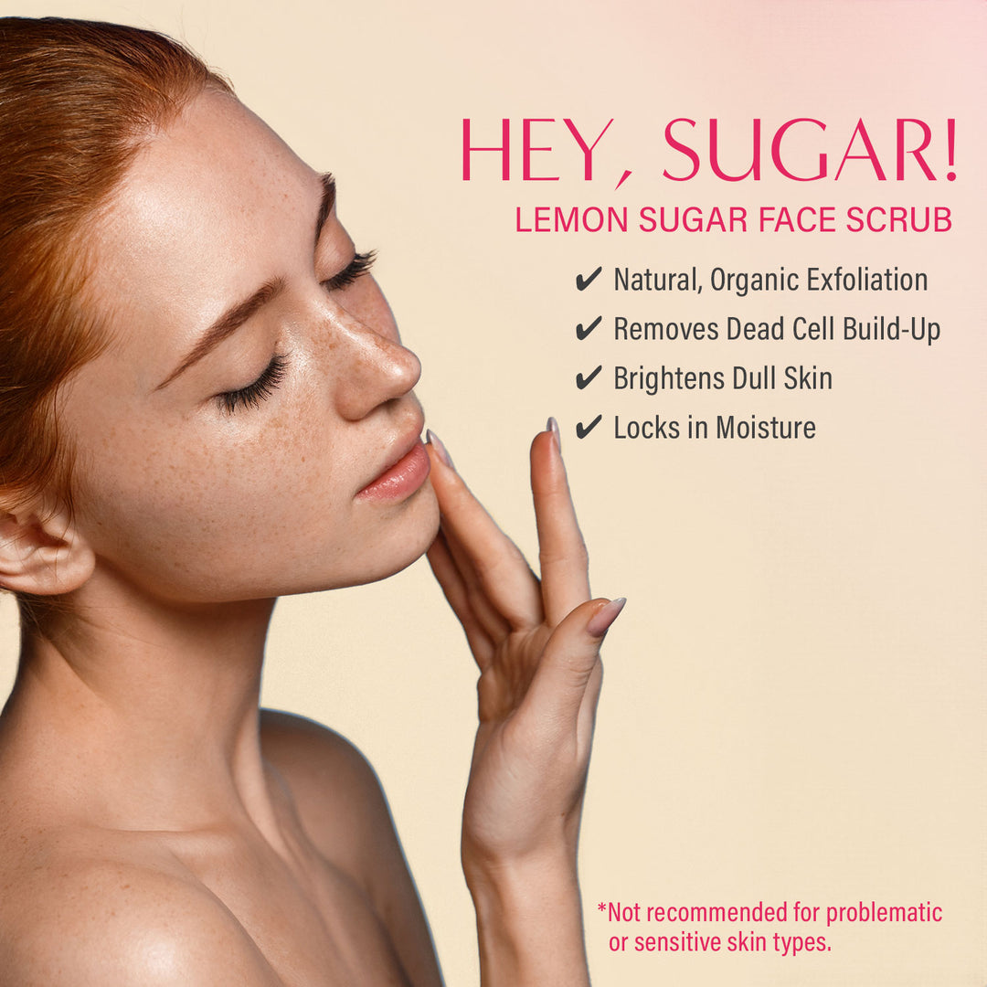 Hey, Sugar! Lemon Sugar Face Scrub 2 oz