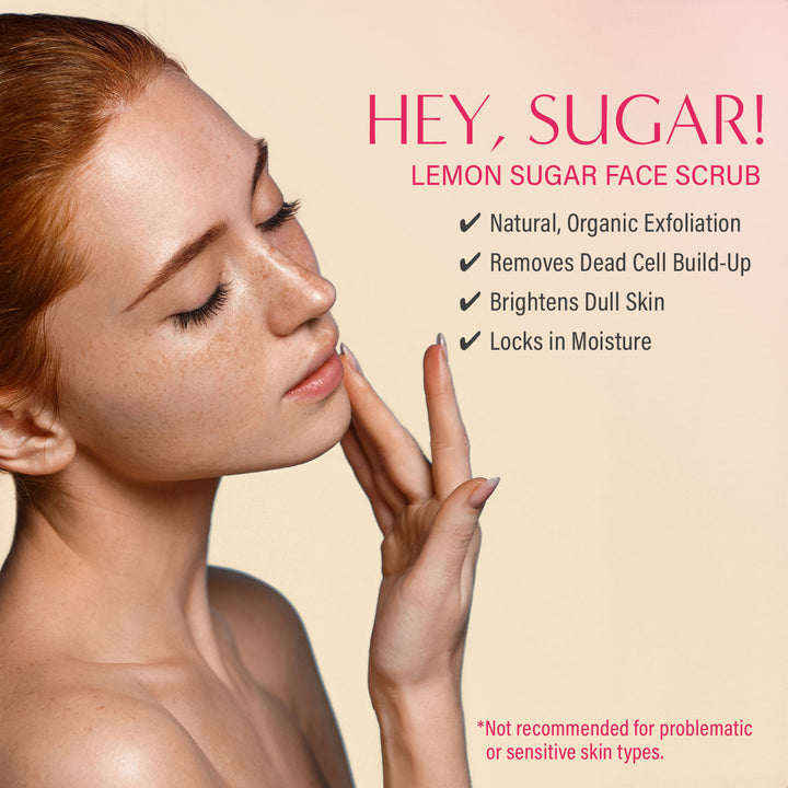 Hey, Sugar! Lemon Sugar Face Scrub 2 oz