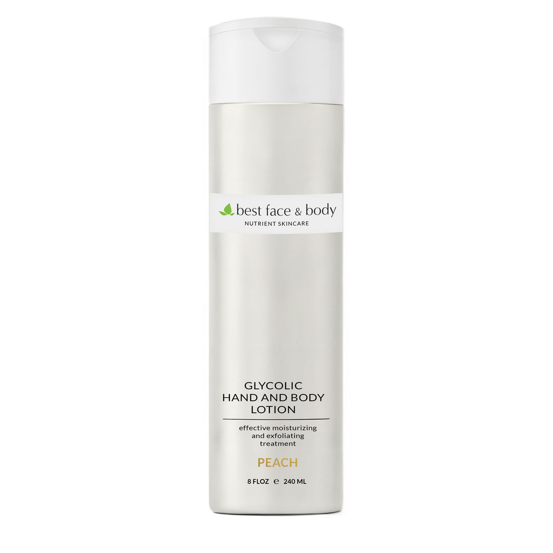Peach Glycolic Hand and Body Lotion 8 oz