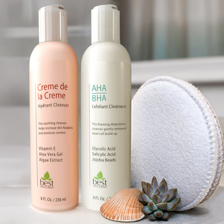 image of two cleansers and bonnipads