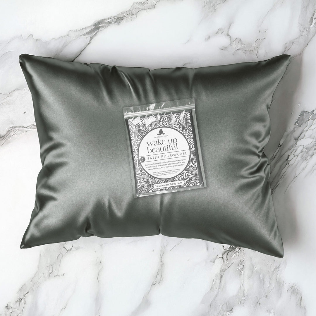 Satin Pillowcase (Stone Gray)