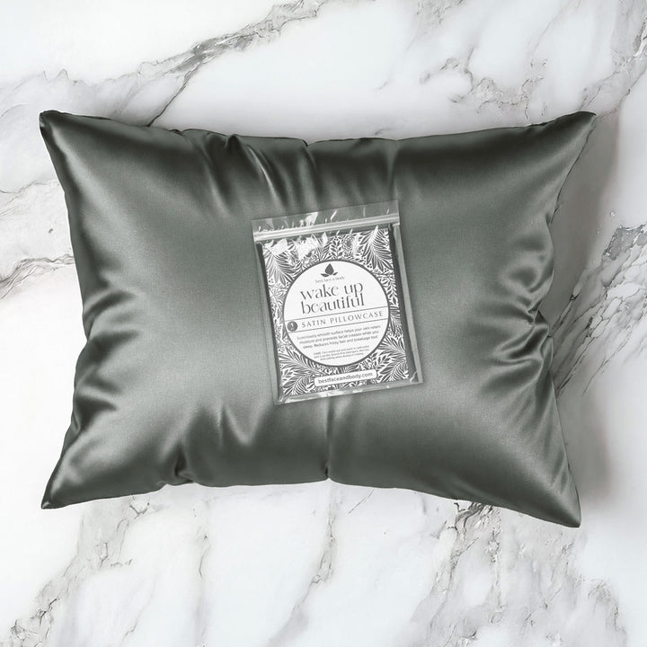 Satin Pillowcase (Stone Gray)