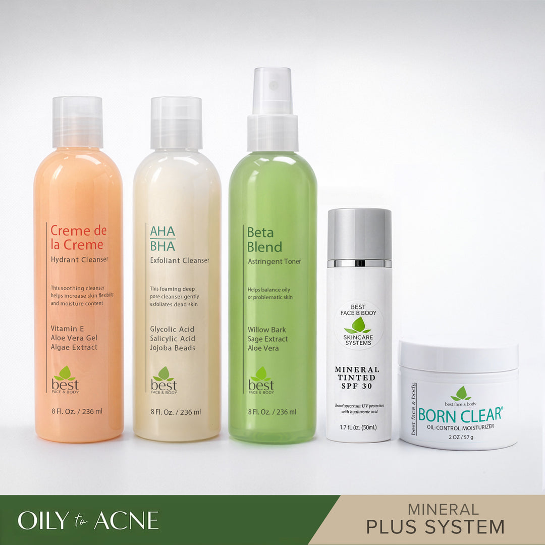 Oily to Acne Skincare Systems