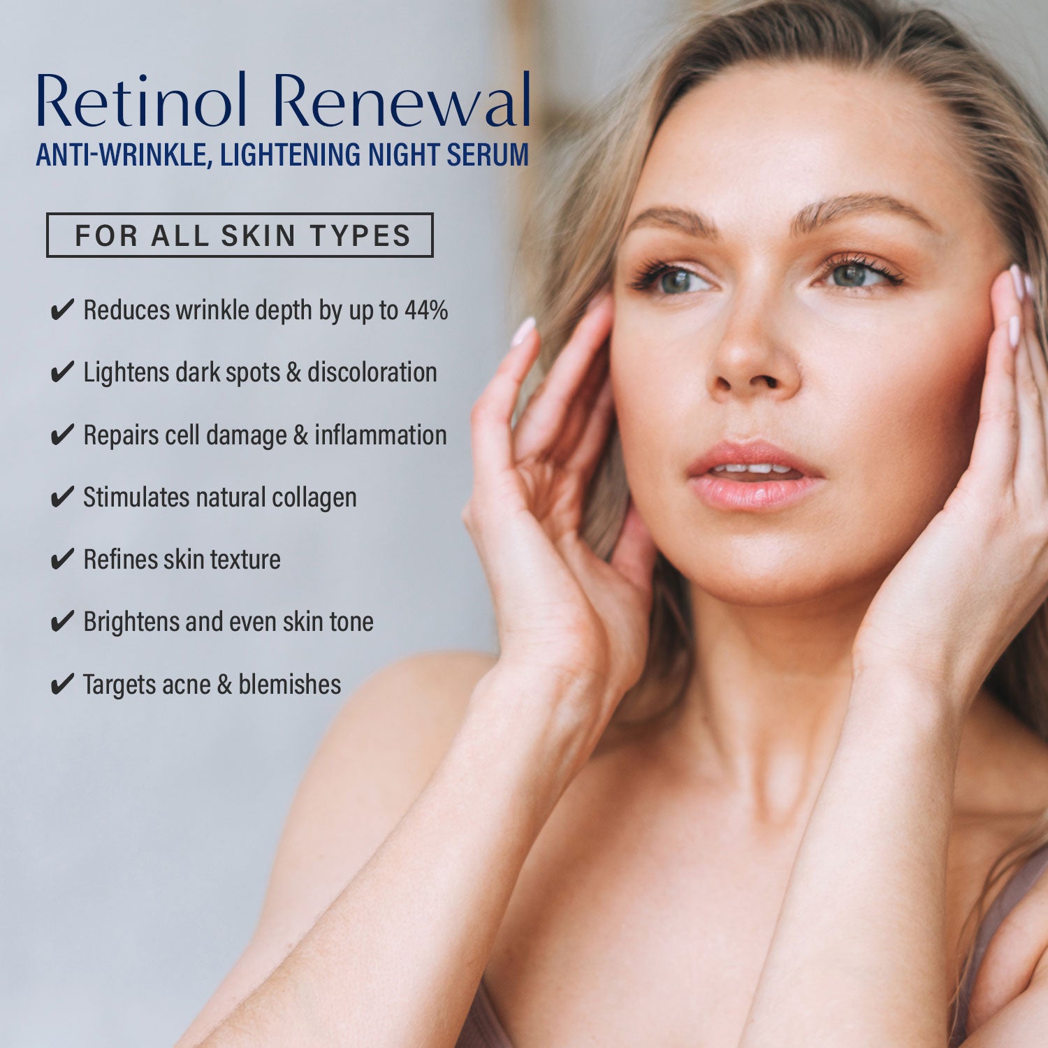 Retinol Renewal Anti-Wrinkle Night Serum 1 oz